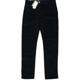 Jacadi Girls Dark Blue Corduroy Pants boys jogger pants, school uniform pants boys