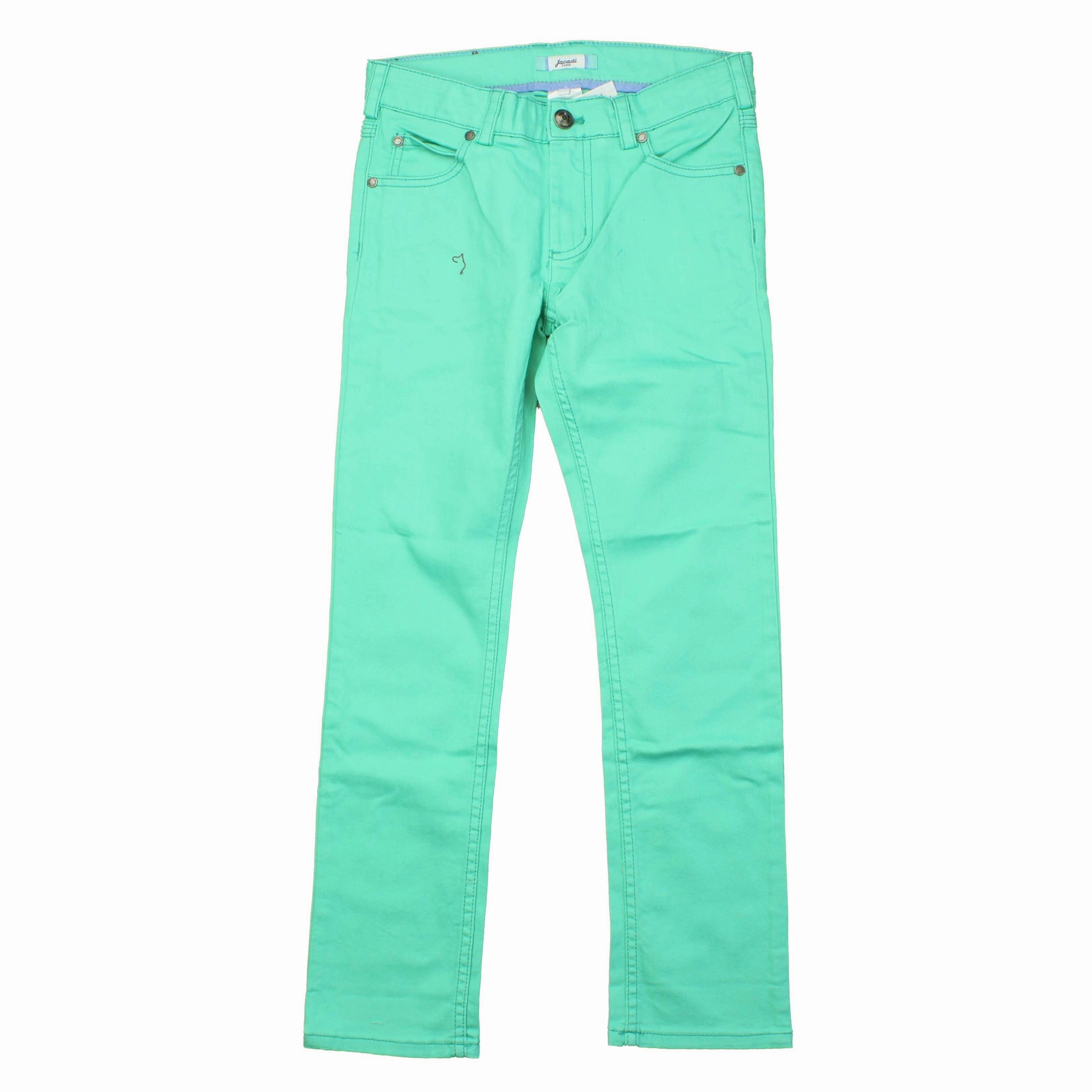 Jacadi Girls Green Jeans boys jogger pants, school uniform pants boys