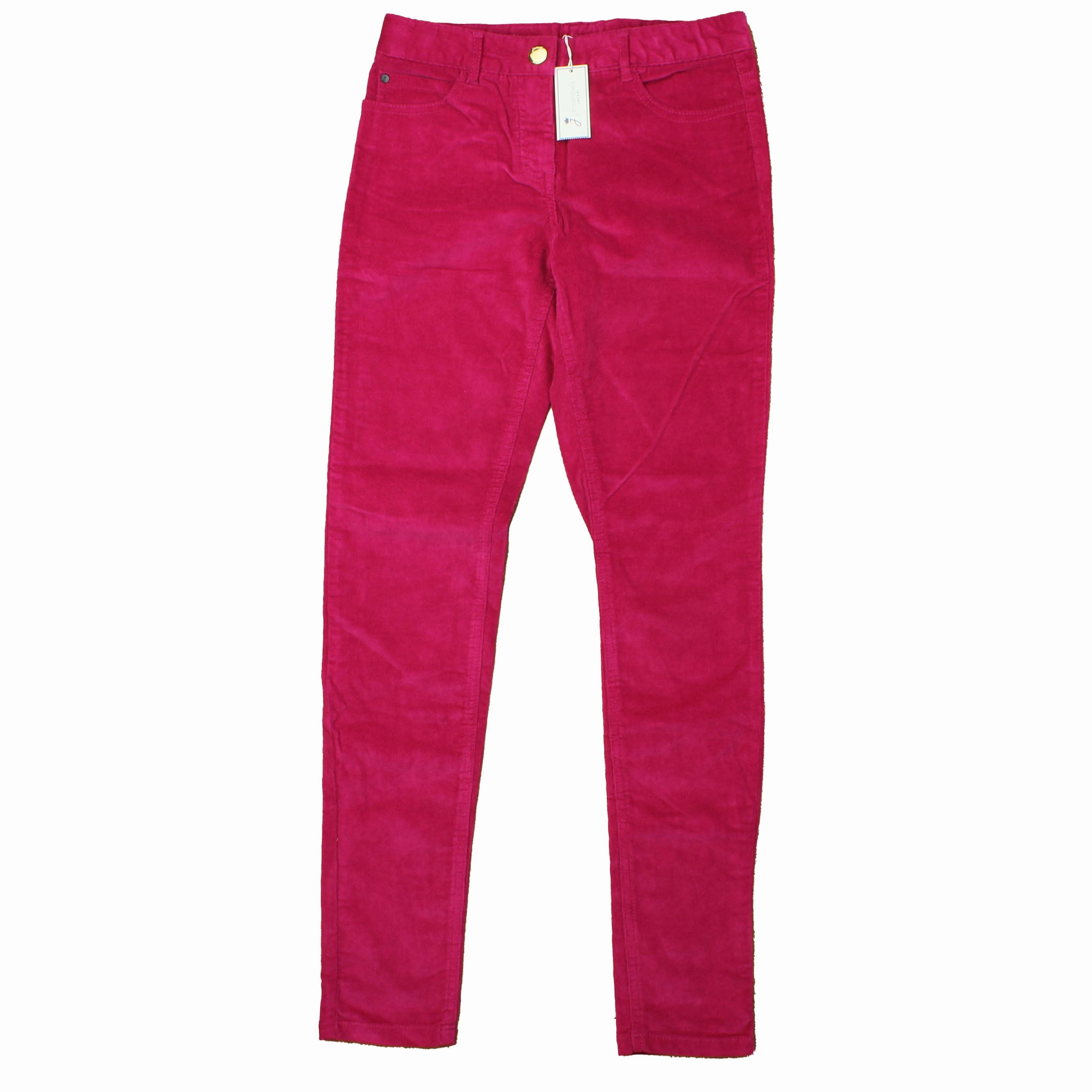 Jacadi Girls Pink Corduroy Pants boys jogger pants, school uniform pants boys