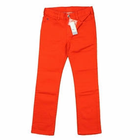 Jacadi Girls Red Pants Size: 6Y | 8Y | 10Y boys jogger pants, school uniform pants boys