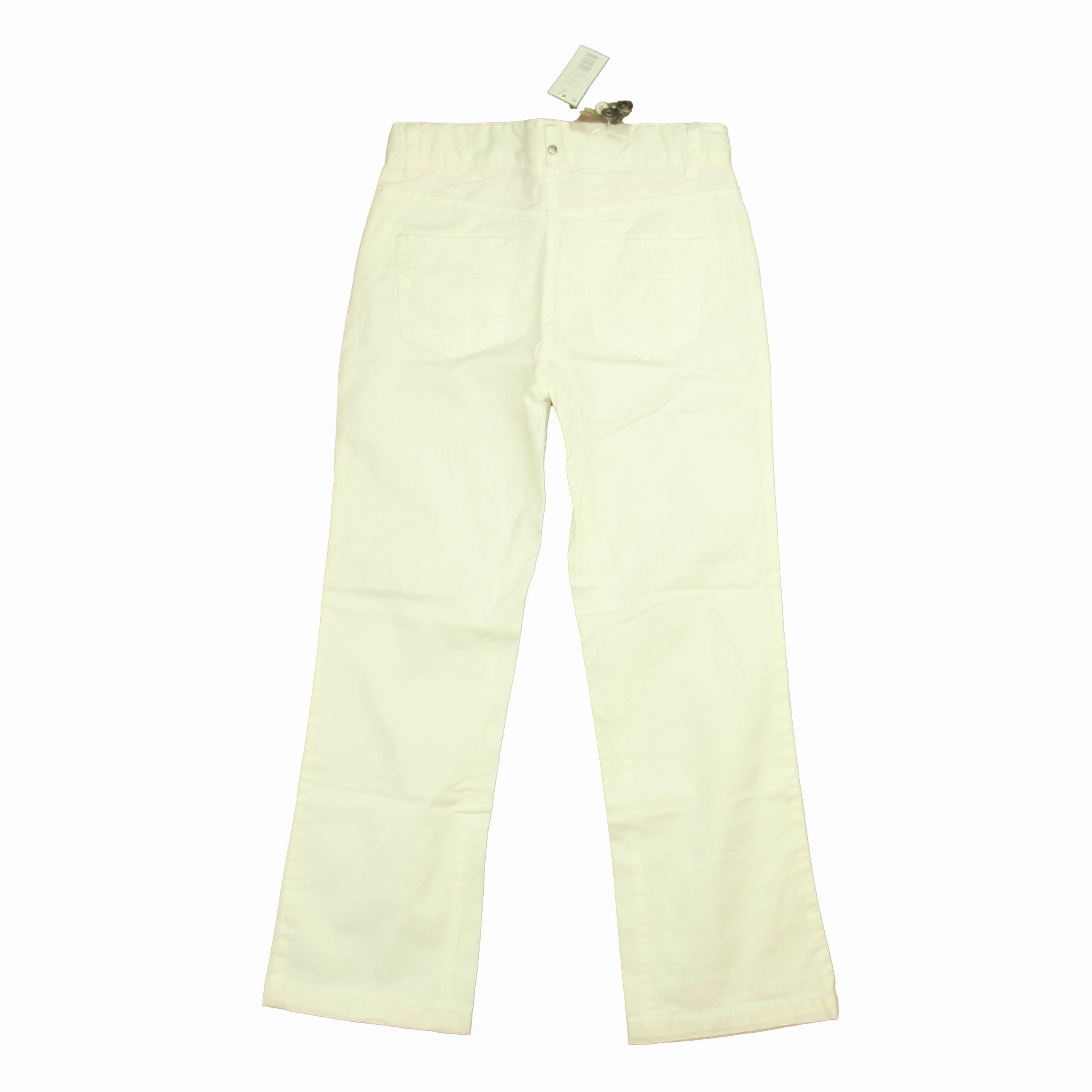 Jacadi Girls White Jeggings Boys Elastic Waist Trousers