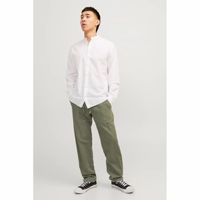Jack & Jones Linen blend relaxed fit trousers Basketball Shoes, Running Shoes