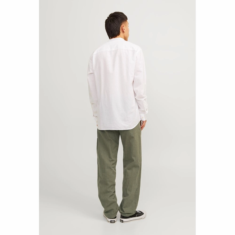 Jack & Jones Linen blend relaxed fit trousers Men's Sports Casual Shoes