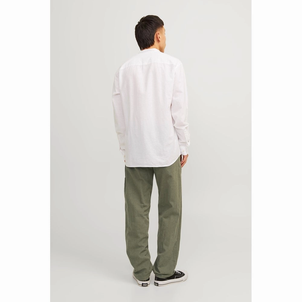 Jack & Jones Linen blend relaxed fit trousers Men's Sports Casual Shoes