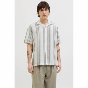 Jack & Jones Premium revere collar linen shirt Basketball Shoes, Running Shoes