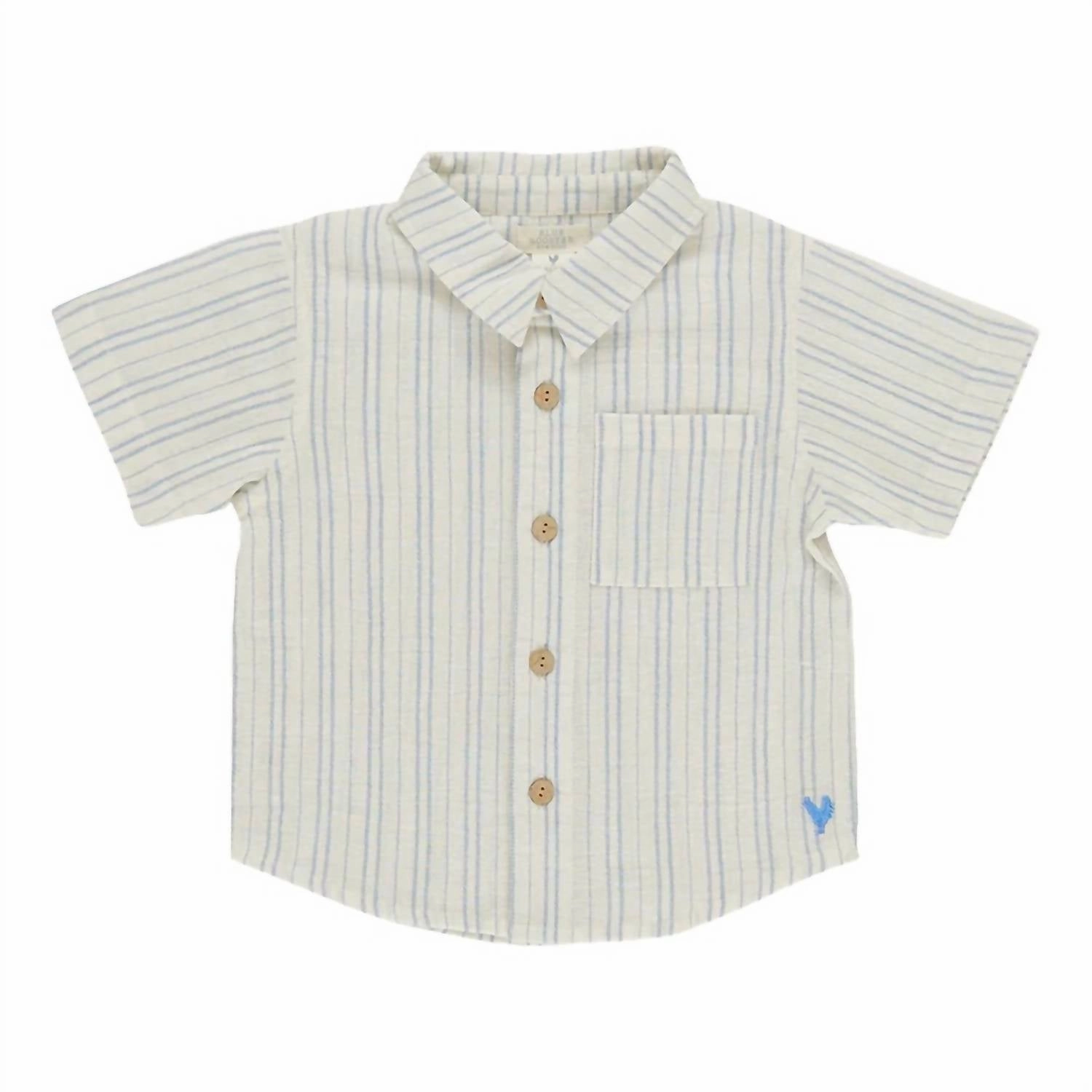 Jack Shirt In Riviera Stripe Boys Henley T Shirt