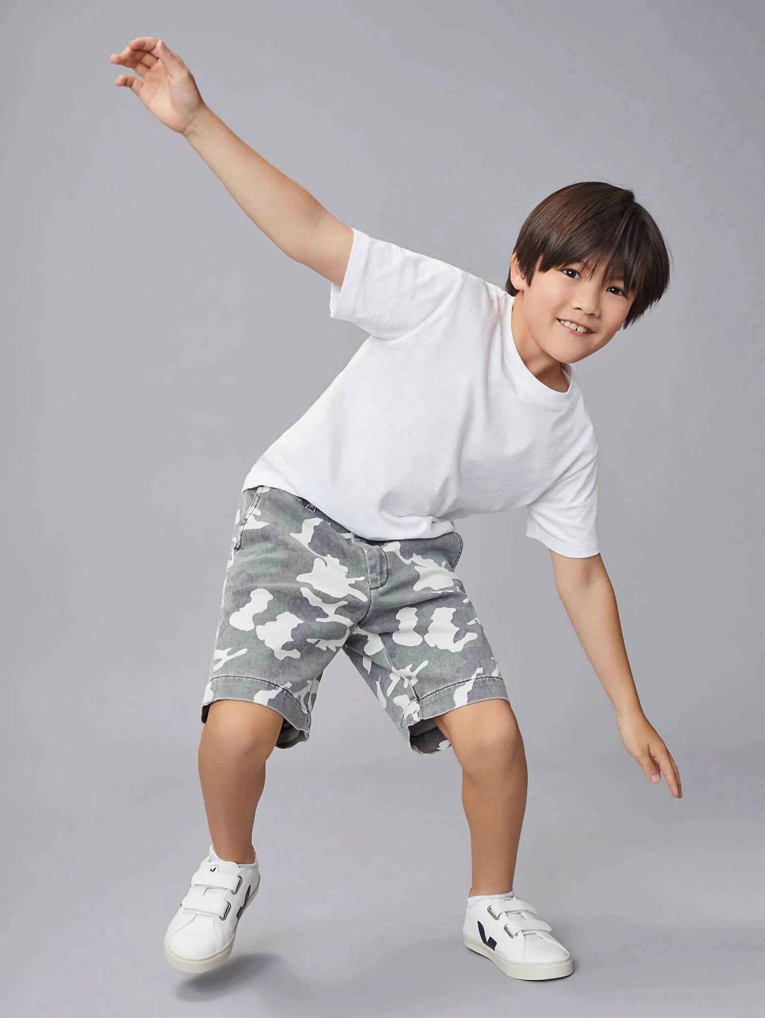 Jacob Short In Hq Camo Boys Drawstring Athletic Shorts