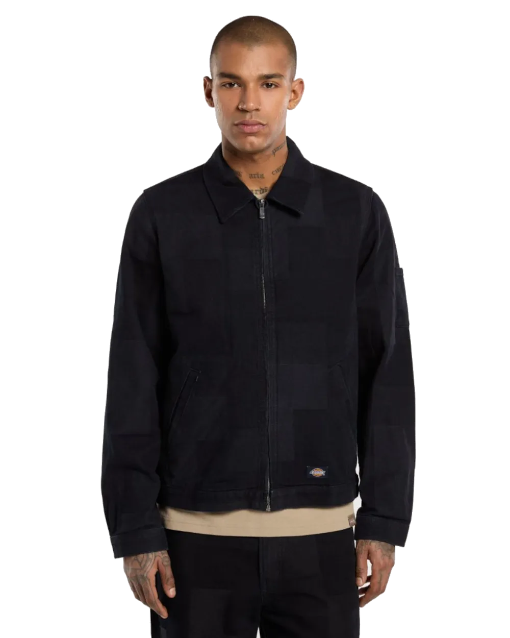 Jacquard Eisenhower Jacket in Rinsed