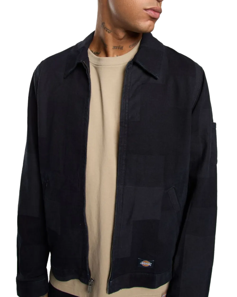 Jacquard Eisenhower Jacket in Rinsed