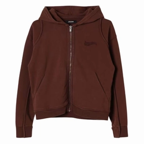 Jacquemus L'Enfant Le Camargue Cotton Zip-Up Hoodie boys cable knit, zip up knitwear boys