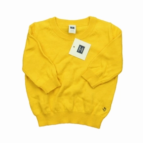 Janie & Jack Boys Yellow Sweater boys cable knit, zip up knitwear boys