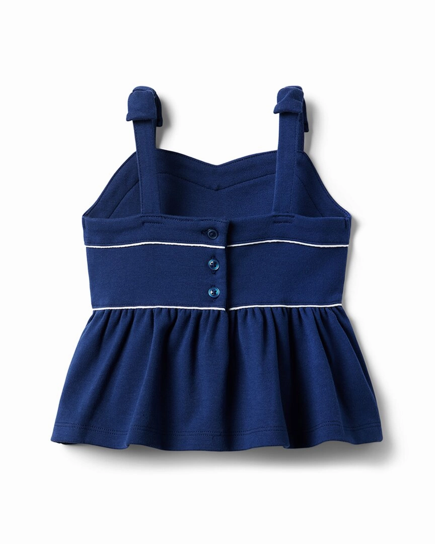 Janie and Jack Bow Strap Ponte Top Girls Tunic Top