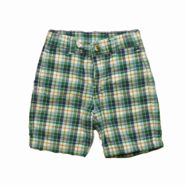 Janie and Jack Boys Blue | Green Plaid Shorts boys athletic shorts, cargo shorts boys