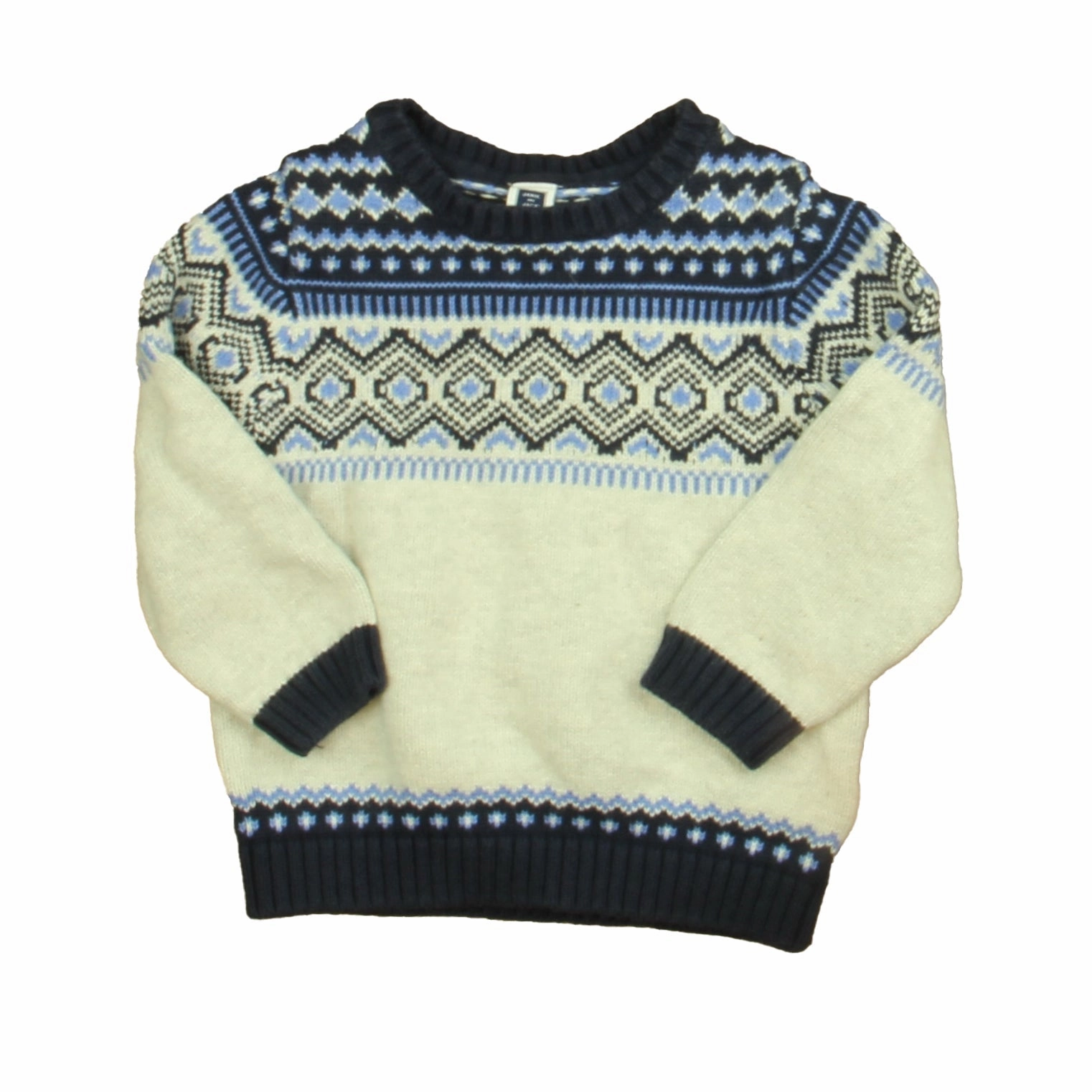 Janie and Jack Boys Navy | Gray Sweater boys cable knit, zip up knitwear boys