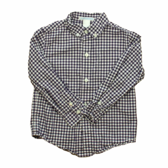 Janie and Jack Boys Purple | White Button Down Long Sleeve graphic tees for boys, polo shirts boys