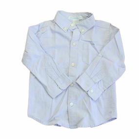 Janie and Jack Boys Purple Button Down Long Sleeve graphic tees for boys, polo shirts boys
