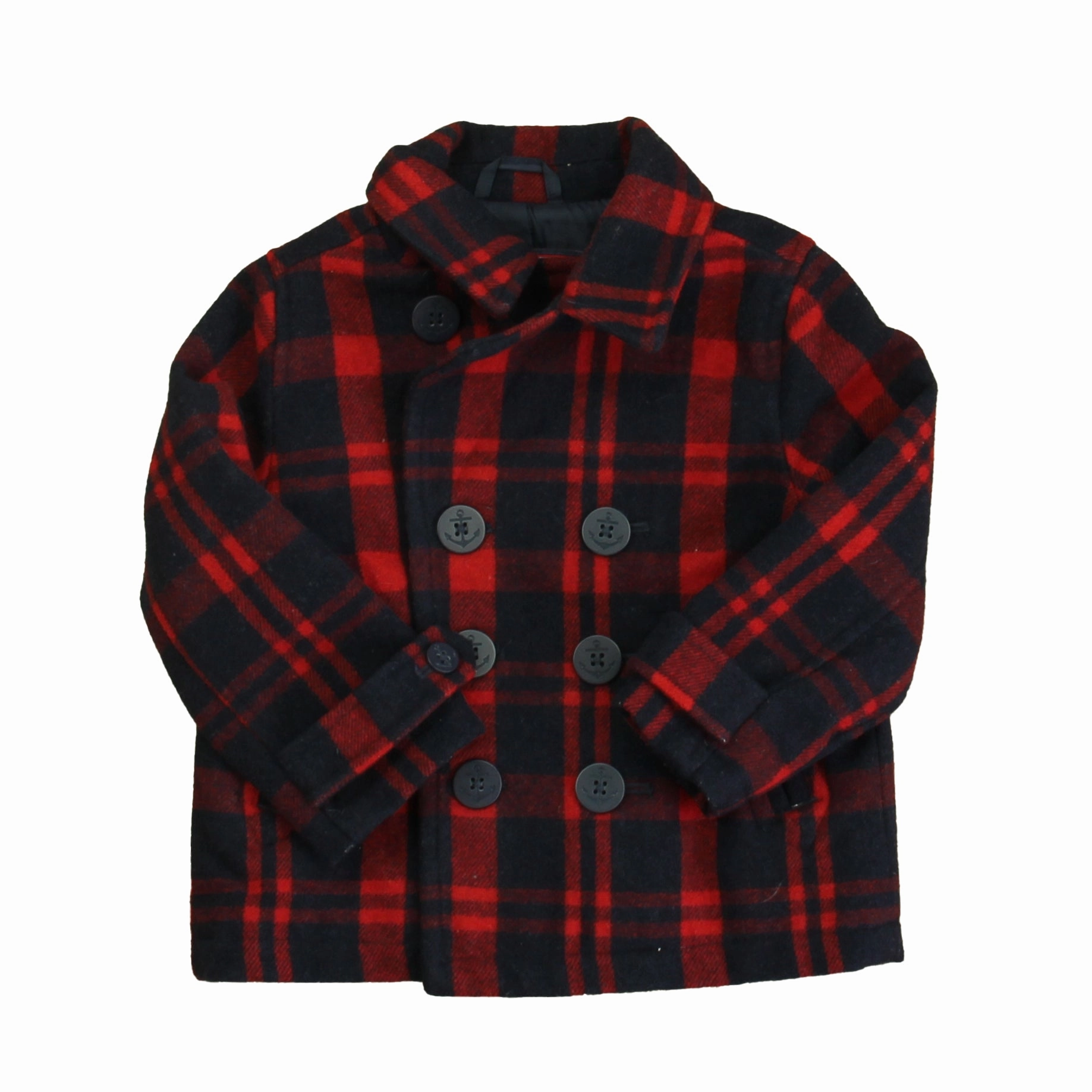 Janie and Jack Boys Red | Navy Winter Coat winter jackets for boys, lightweight puffer boys