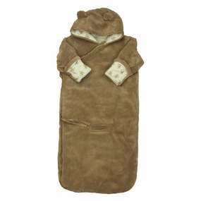 Janie and Jack Boys Tan Bunting winter jackets for boys, lightweight puffer boys