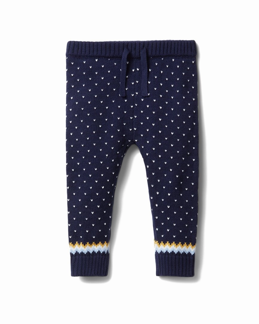 Janie and Jack Fairisle Sweater Pant boys jogger pants, school uniform pants boys