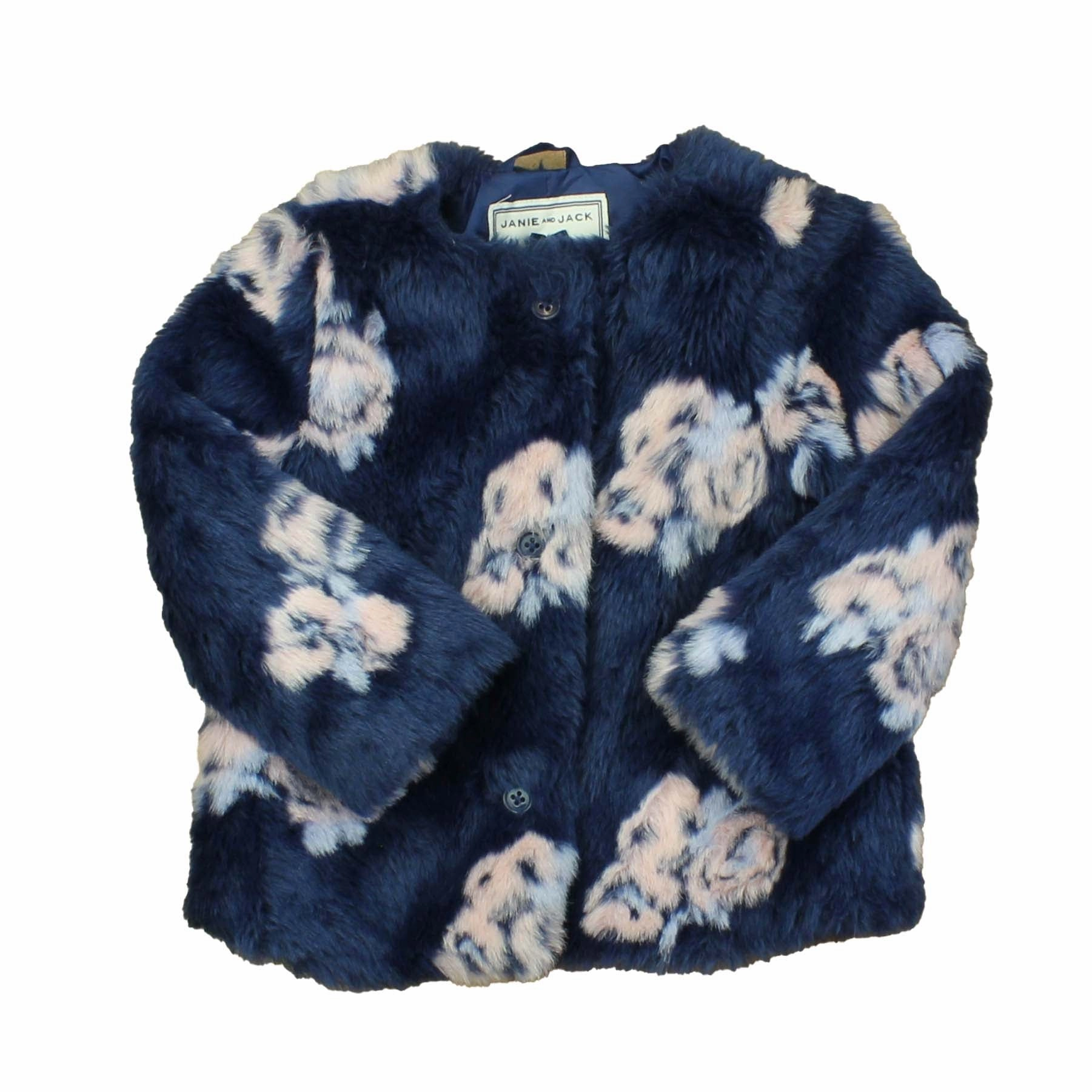 Janie and Jack Girls Blue | Pink | Faux Fur Winter Coat girls trench coats, waterproof jackets girls