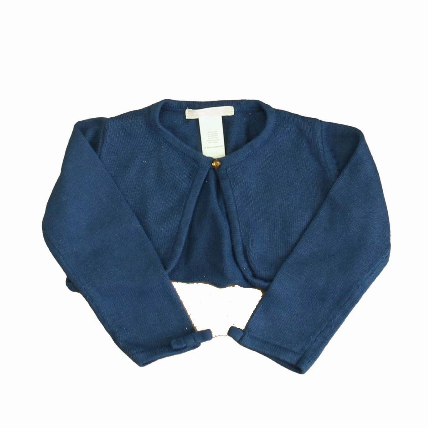 Janie and Jack Girls Blue Cardigan girls knit pullovers, cardigan sweaters girls