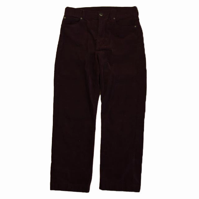 Janie and Jack Girls Maroon Corduroy Pants Boys Elastic Waist Trousers
