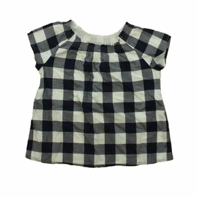 Janie and Jack Girls Navy | White Blouse ruffle tops girls, long sleeve tees girls