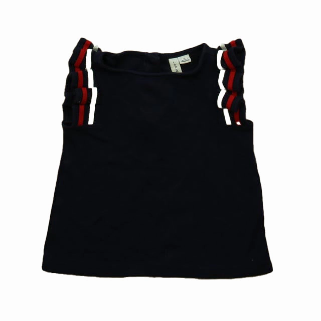 Janie and Jack Girls Navy | White Short Sleeve Shirt ruffle tops girls, long sleeve tees girls
