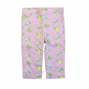 Janie and Jack Girls Pink Floral Pants boys jogger pants, school uniform pants boys