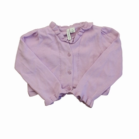 Janie and Jack Girls Purple Cardigan girls knit pullovers, cardigan sweaters girls