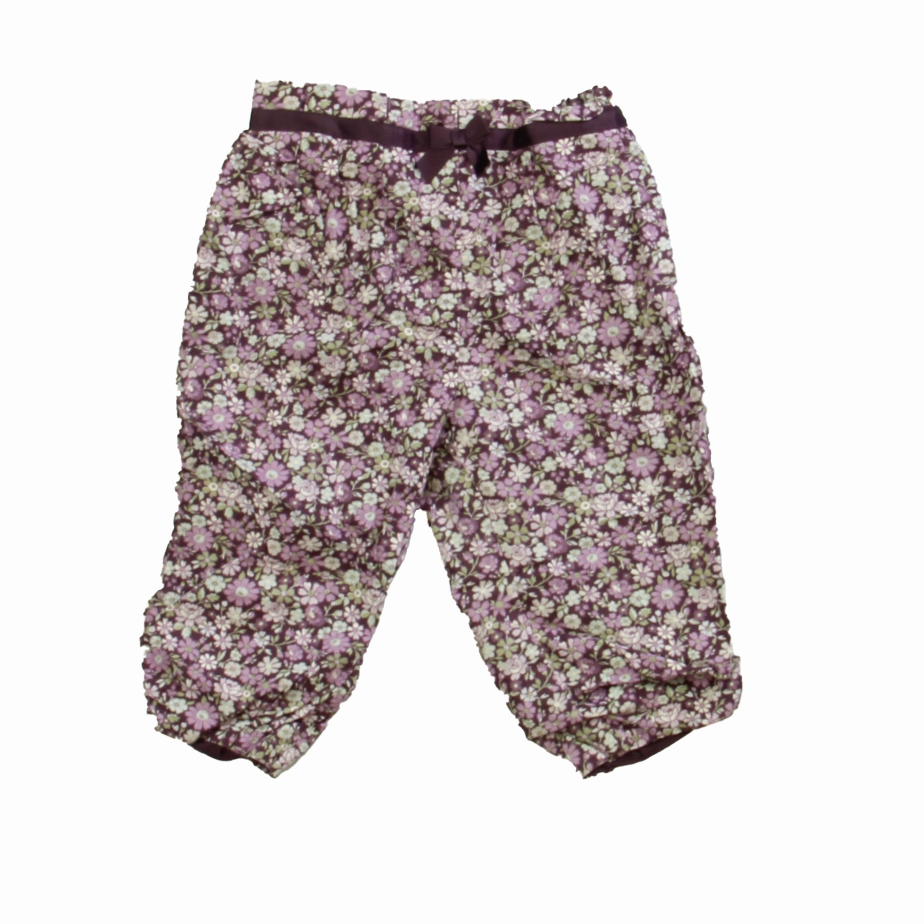 Janie and Jack Girls Purple Floral Pants boys jogger pants, school uniform pants boys