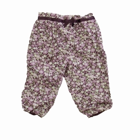 Janie and Jack Girls Purple Floral Pants boys jogger pants, school uniform pants boys