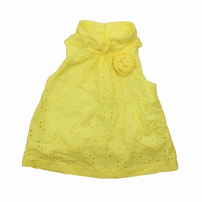 Janie and Jack Girls Yellow Blouse ruffle tops girls, long sleeve tees girls
