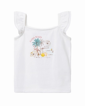 Janie and Jack Scenic Graphic Tee ruffle tops girls, long sleeve tees girls
