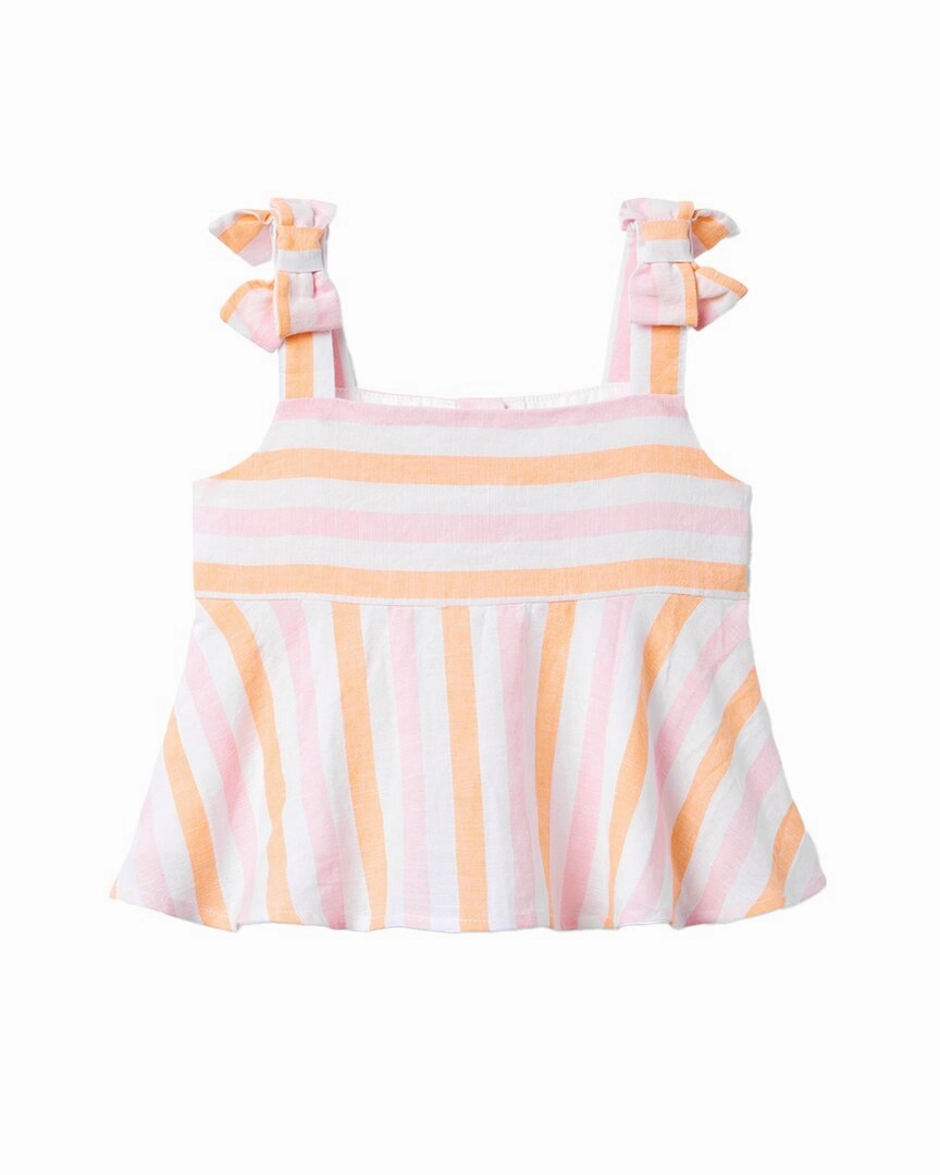 Janie and Jack Stripe Top ruffle tops girls, long sleeve tees girls