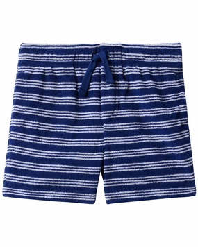 Janie and Jack Striped Terry Pull-On Short boys athletic shorts, cargo shorts boys