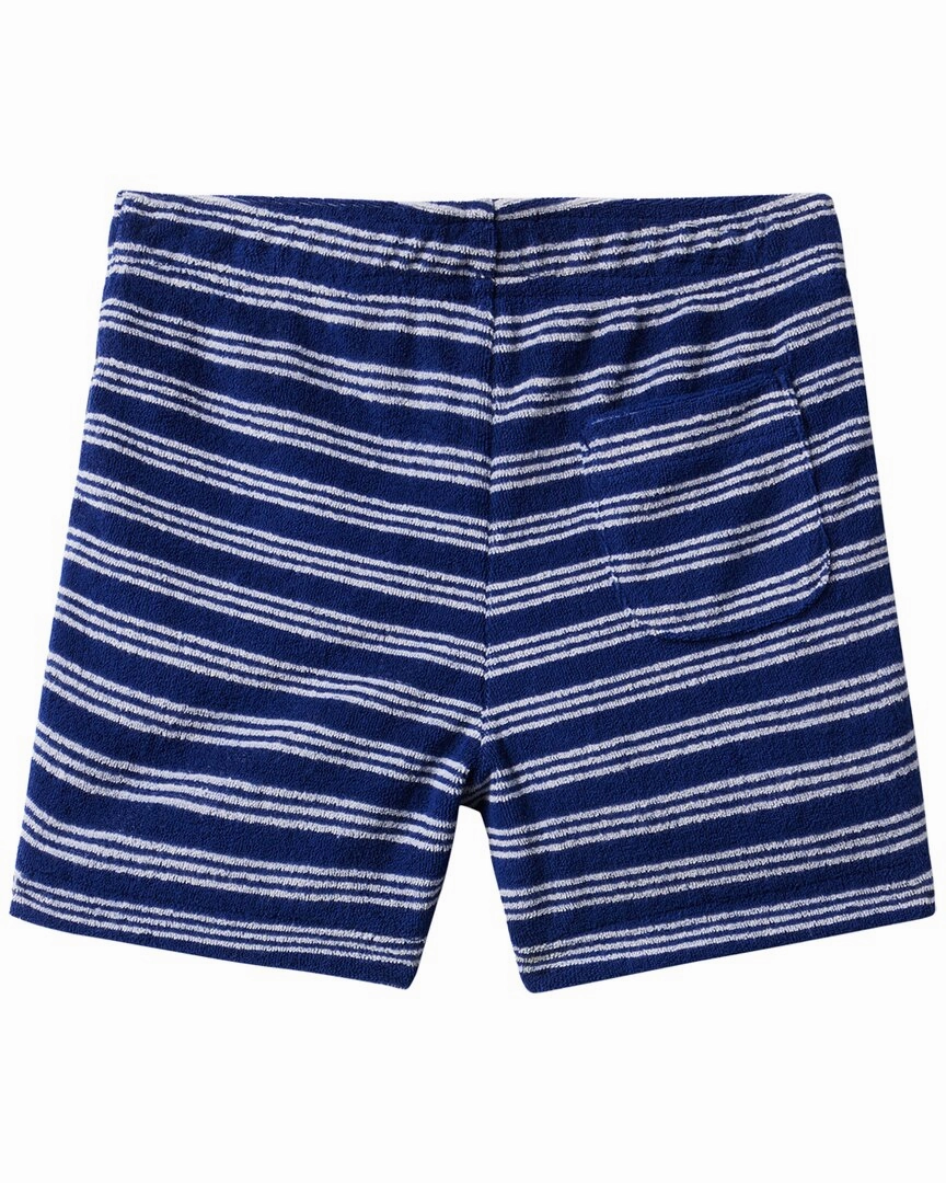 Janie and Jack Striped Terry Pull-On Short Boys Drawstring Athletic Shorts