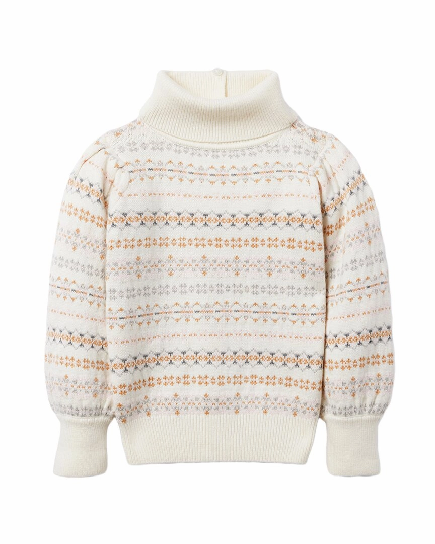 Janie and Jack The Fairisle Turtleneck Sweater ruffle tops girls, long sleeve tees girls