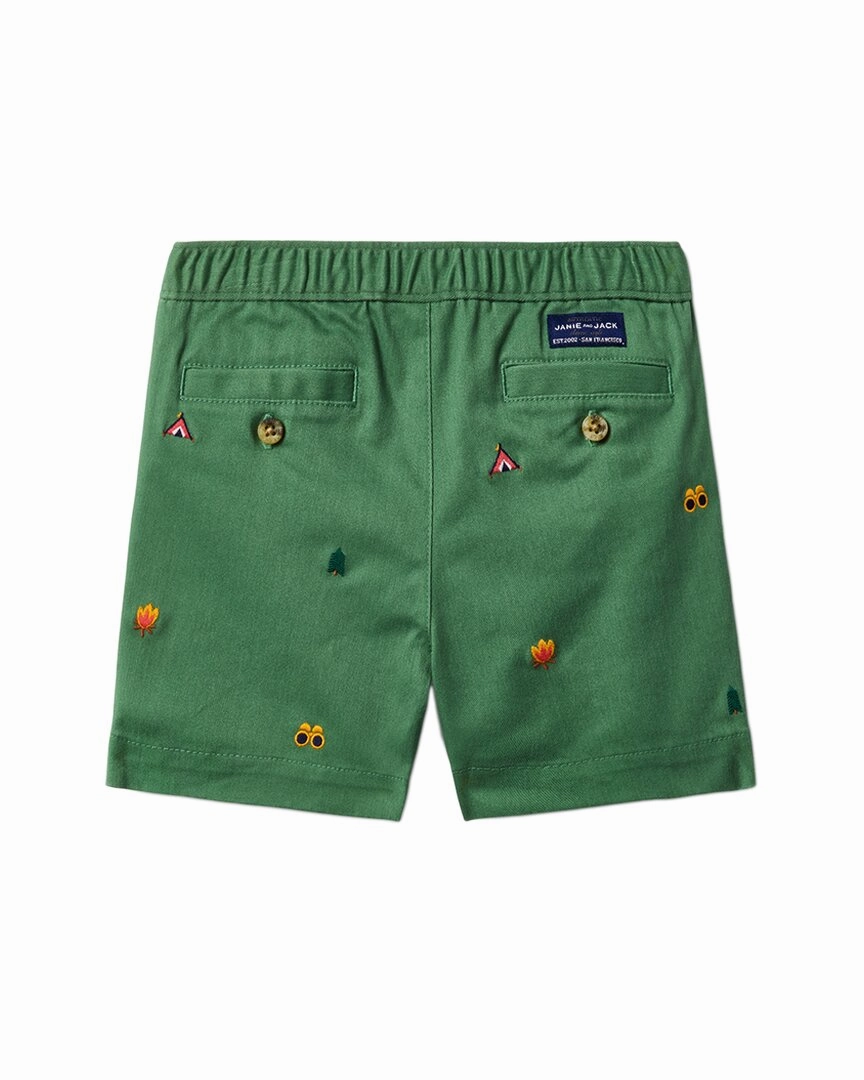Janie and Jack Twill Short Boys Drawstring Athletic Shorts