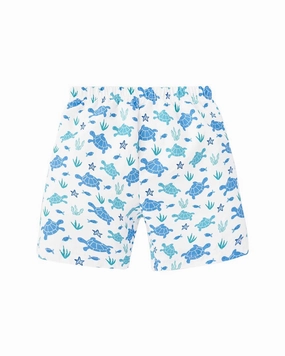 JoJo Maman Bebe Turtle Swim Short boys athletic shorts, cargo shorts boys