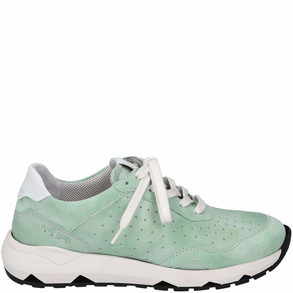 Josef Seibel Jonah fine mix leather trainer Women's Sneakers Casual Walking Shoes