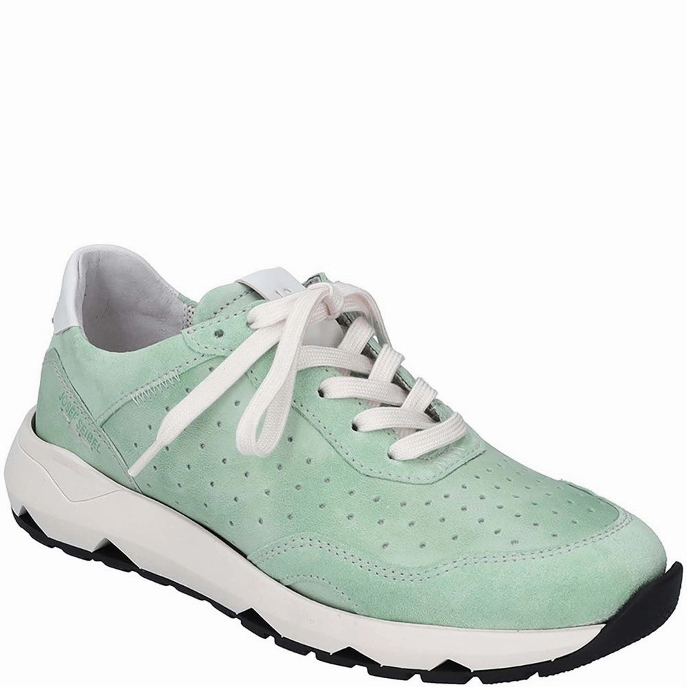 Josef Seibel Jonah fine mix leather trainer Lightweight Running Shoes,Slip On Athletic Shoes,Breathable Workout Shoes