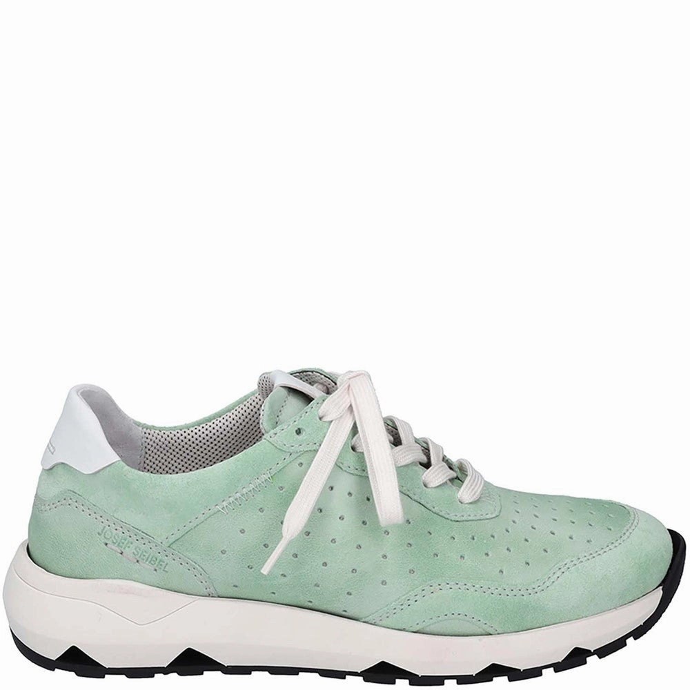Josef Seibel Jonah fine mix leather trainer Women's Sneakers Casual Walking Shoes