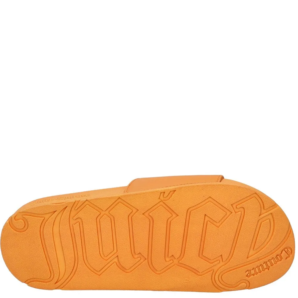 Juicy Couture Collegiate Embossed PU Slider Women's Sneakers Casual Walking Shoes