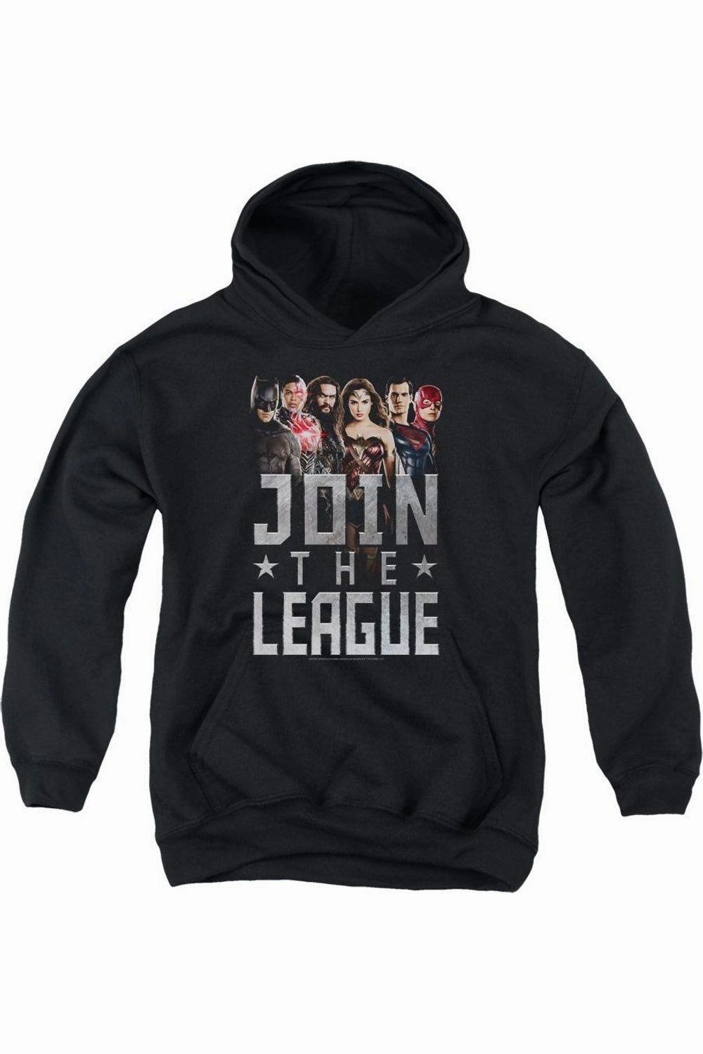 Justice League Movie Join The League Youth Pull Over Hoodie / Hooded Sweatshirt graphic tees for boys, polo shirts boys