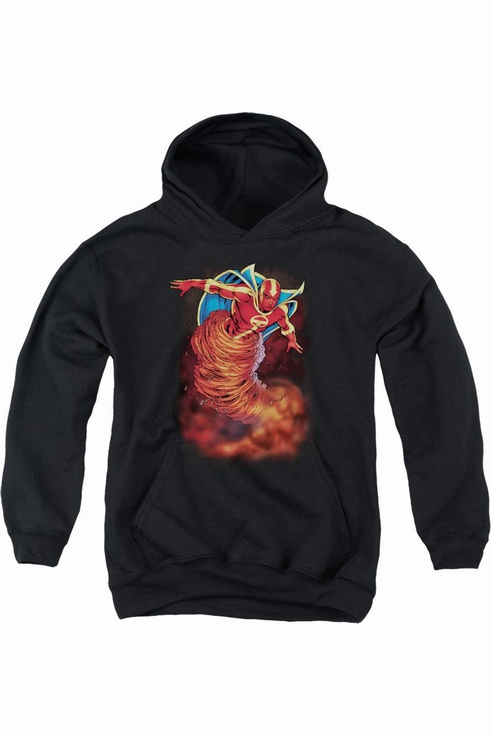 Justice League of America Tornado Cloud Youth Pull Over Hoodie / Hooded Sweatshirt graphic tees for boys, polo shirts boys