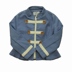 Kasey Blue Girls Blue Jacket girls trench coats, waterproof jackets girls