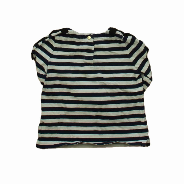 Kate Spade Girls Navy Stripe Long Sleeve T-Shirt Girls Tunic Top