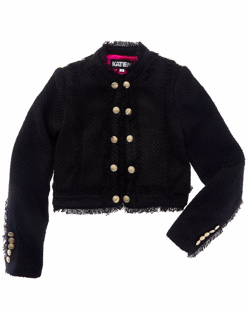 KatieJnyc Samantha Boucle Jacket girls trench coats, waterproof jackets girls
