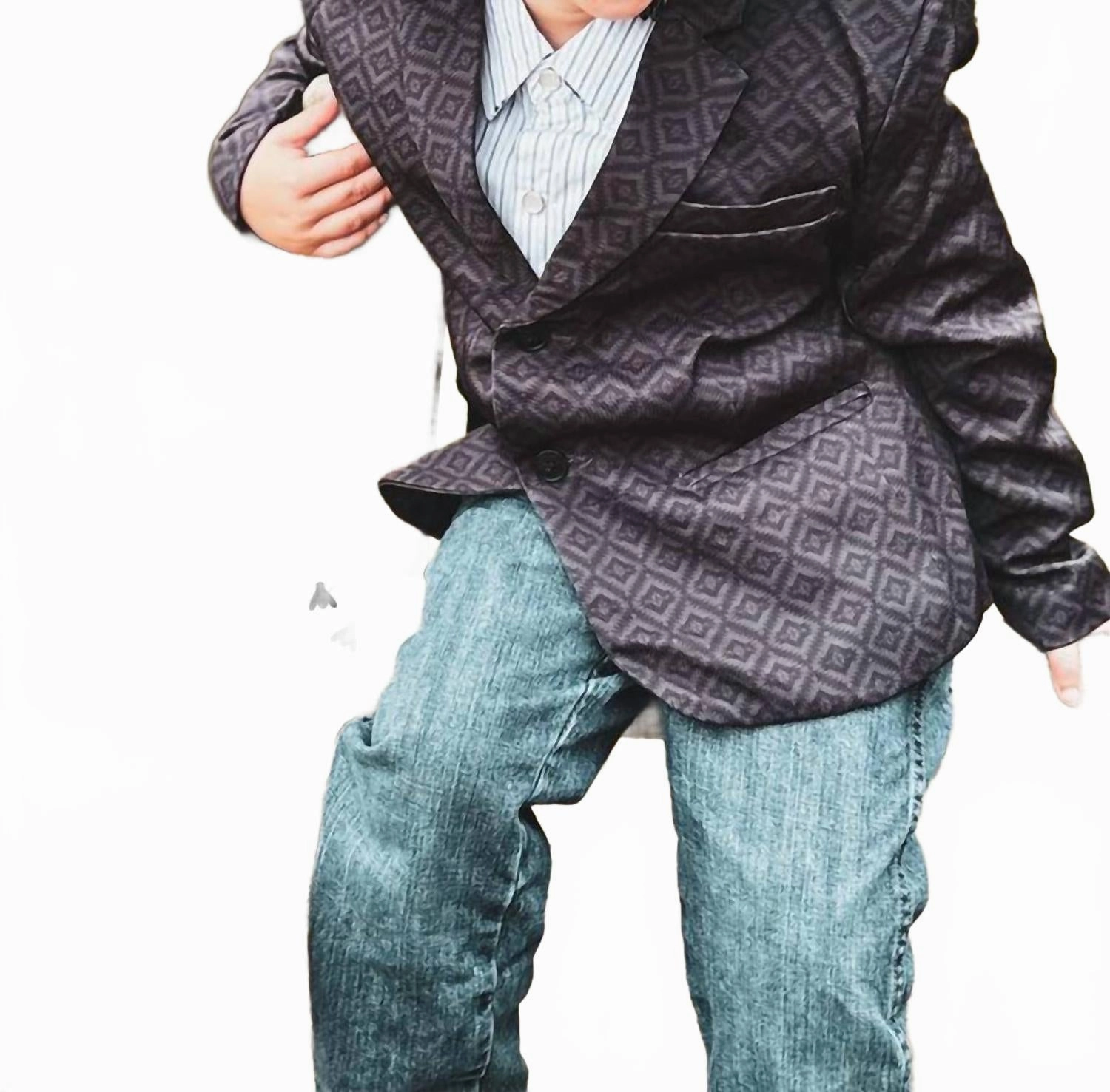 Keep 'em Punchy Kids Blazer In Multi Boys Waterproof Parka